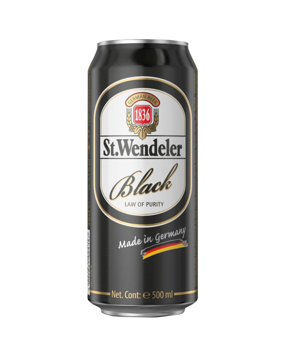 ST. WENDELER BLACK - bia lúa mạch  ( bia đen ). 